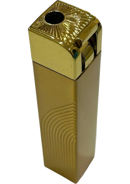 Sarı Kare Gazlı Metal Çakmak 109467