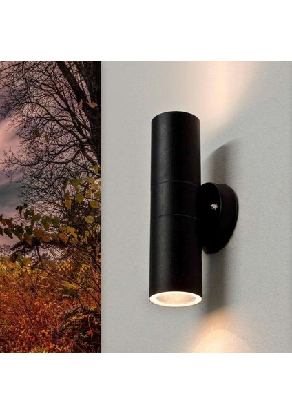 Beyaz Işık Ledli Modern Tasarım Çift Yönlü Iç ve Dış Mekan Aplik, Bahçe, Balkon, Kamelya Teras Aplik fiyatları