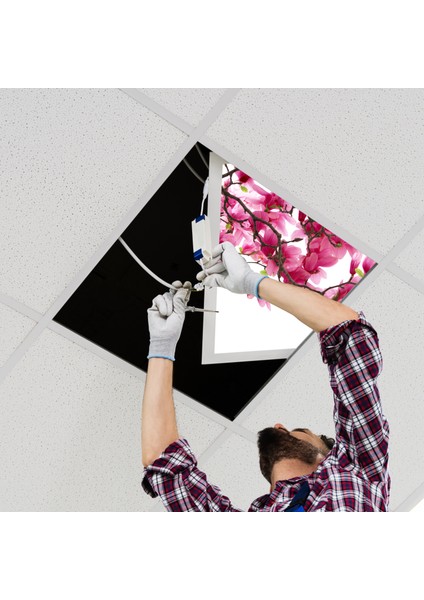 60X60 LED Panel Sıva Altı Desenli Tekli 46510026SA fiyatları