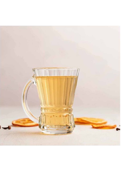 Venüs 6'lı Kulplu Çay Bardağı
