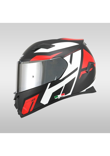 820 Dakar 3 Full Face Kask Kapalı Motosiklet Kask