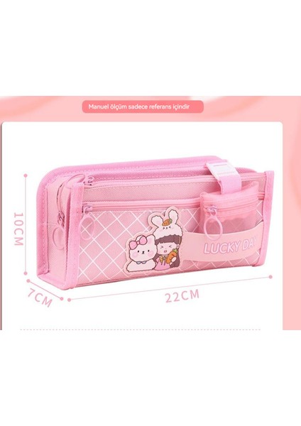 Ilkokul ve Ortaokul Öğrencileri Sevimli Karikatür Büyük Kapasiteli Kalem Kutusu (Yurt Dışından) indirimleri