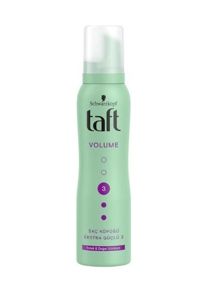 Taft Volume 3 Saç Köpüğü 150 ml