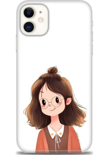 iPhone 11 Kılıf Hd Baskılı - Tatlı Kız