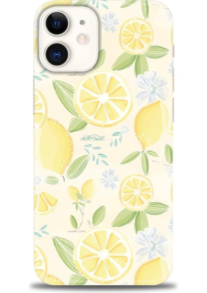 iPhone 12 Kılıf Hd Baskılı - Limon