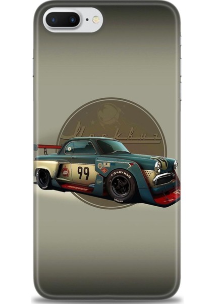 iPhone 8 Plus Kılıf Hd Baskılı - Klasik Araba