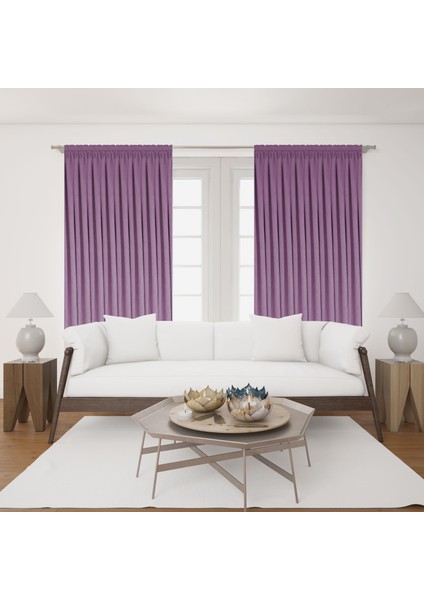 Astoria Fon Perde 140X260 Lila