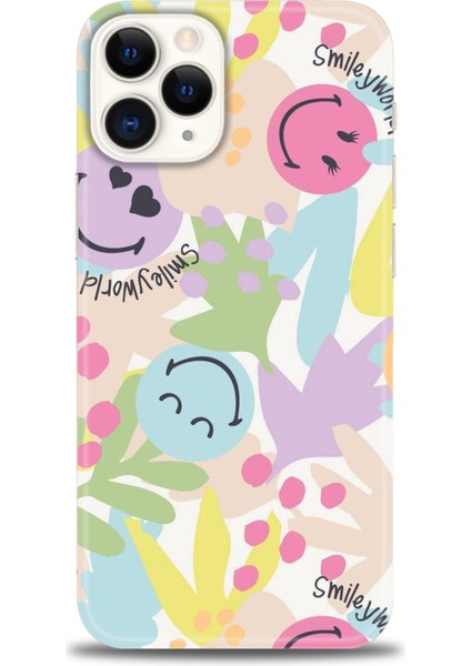 iPhone 12 Pro Kılıf Hd Baskılı - Smiley World