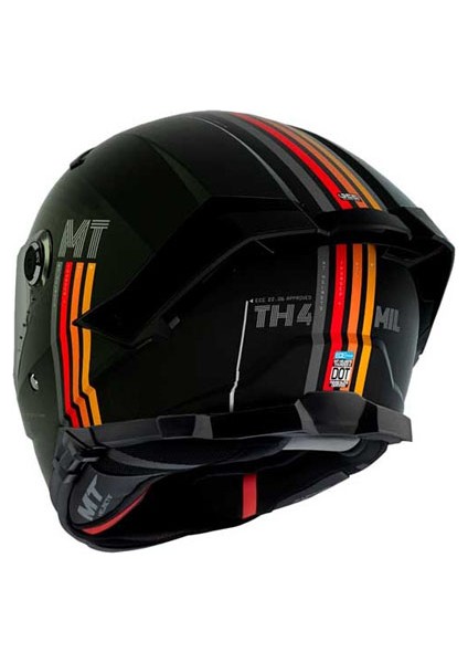 Thunder 4 Sv Mil C2 Şeffaf Vizörlü Mat Siyah Motosiklet Kaskı modelleri