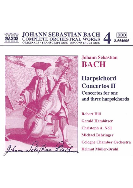 Bach: Concertos For Harpsıchord Vol.-Cd