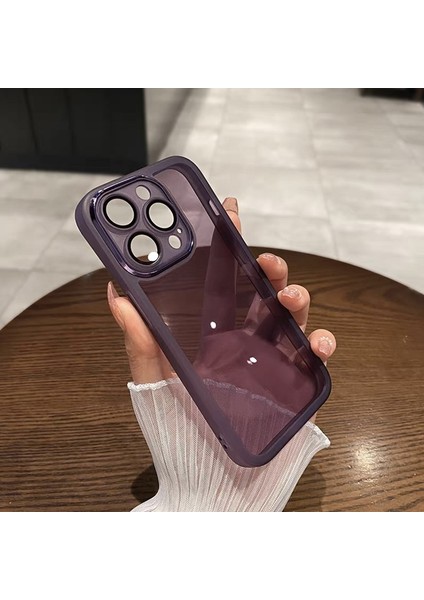 iPhone 12 Kamera Koruması Şeffaf Tpu Cep Telefonu Kılıfı (Yurt Dışından)