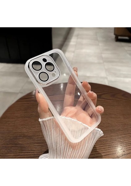iPhone 15 Plus Kamera Koruması Şeffaf Tpu Cep Telefonu Kılıfı (Yurt Dışından)