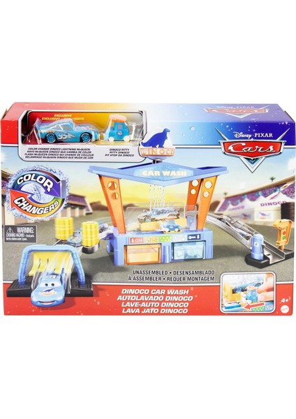 GTK91 Cars Dinoco Araba Yıkama Oyun Seti
