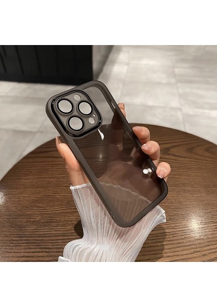 iPhone 15 Pro Max Kamera Koruması Şeffaf Tpu Cep Telefonu Kılıfı (Yurt Dışından)