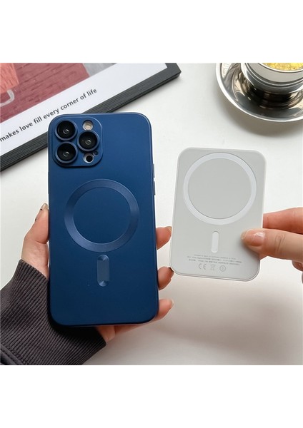 iPhone 11 Metalik Boya Manyetik Emme Cep Telefonu Kılıfı (Yurt Dışından) fiyatları