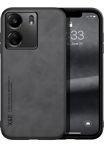 Poco X5 Pro 5g Cilt Hissi Manyetik Çekim Cep Telefonu Kılıfı (Yurt Dışından)