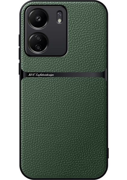Xiaomi Redmi K70 Lychee Deseni Manyetik Emme Cep Telefonu Kılıfı (Yurt Dışından)