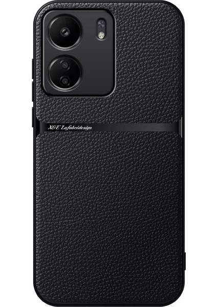 Xiaomi Redmi K70 Lychee Deseni Manyetik Emme Cep Telefonu Kılıfı (Yurt Dışından)