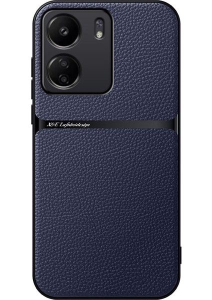 Xiaomi 13T Lychee Deseni Manyetik Emme Cep Telefonu Kılıfı (Yurt Dışından)