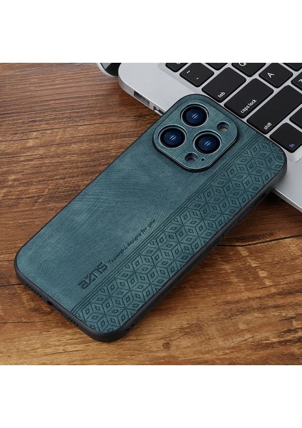 iPhone 12 Pro Retro Basınç Çiçek Deseni Pu Cep Telefonu Kılıfı (Yurt Dışından)