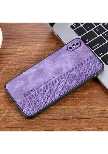 iPhone Xs Retro Basınç Çiçek Deseni Pu Cep Telefonu Kılıfı (Yurt Dışından)
