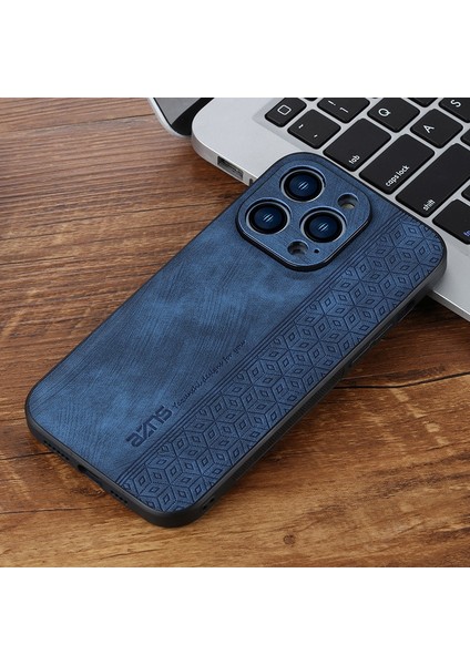 iPhone 13 Pro Max Retro Basınç Çiçek Deseni Pu Cep Telefonu Kılıfı (Yurt Dışından)