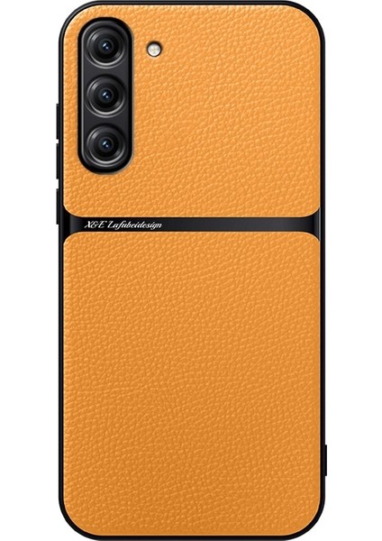 Samsung Galaxy A25 5g Liçi Dokusu Manyetik Çekim Cep Telefonu Kılıfı (Yurt Dışından)