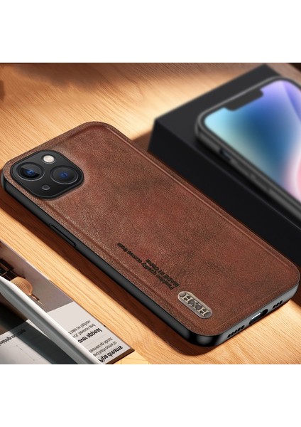 iPhone 14 Retro Buzlu Manyetik Emme Cep Telefonu Kılıfı (Yurt Dışından)