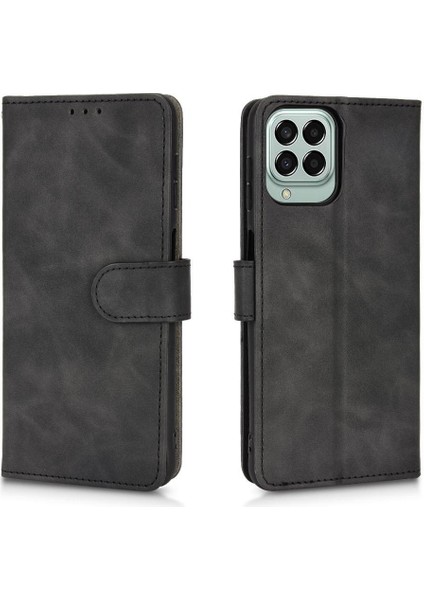 - 9117 Samsung Galaxy M33 5g Kart Ekleme Deri Folio Flip Case (Yurt Dışından)