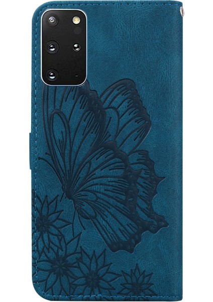 - 9117 Samsung Galaxy S20 Plus Kabartmalı Kelebek Çiçek Deri Folyo Cüzdan Bilek Kayışı Kart Yuvaları Tutucu Çevirmeli Telefon Kılıfı (Yurt Dışından) indirimleri