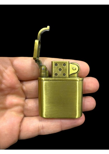 Sarı Pürmüzlü Gazlı Metal Çakmak 109468