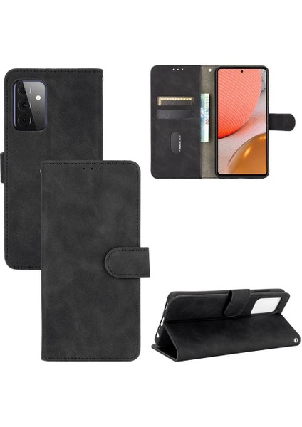 - 9117 Kart Tutucu Kickstand Kart Ekleme ile Samsung Galaxy A72 5g Için Kılıf (Yurt Dışından)