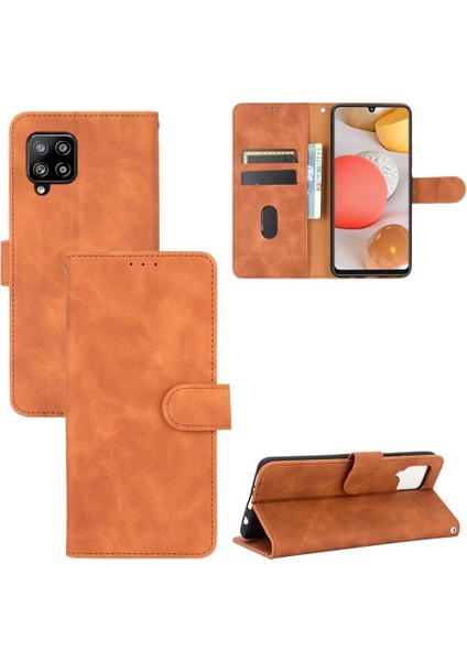 - 9117 Samsung Galaxy Case 5g Deri Folio Flip Case Kart Ekleme (Yurt Dışından)