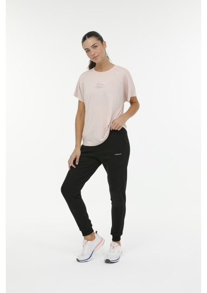 W-CT133 Basıc Jogger 4fx Sıyah Kadın Eşofman Altı