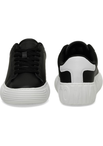 Tjw Leather Cupsole Ess Siyah Kadın Sneaker indirimleri