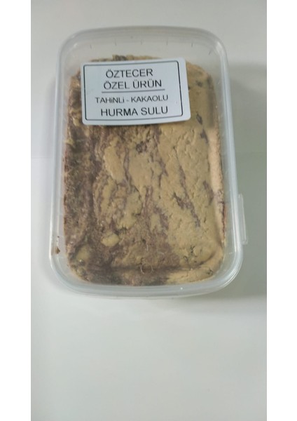 ŞEKERSİZ HURMA SULU TAHİNLİ KAKAOLU ÖZEL ÜRÜN 400 g