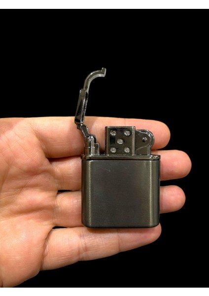 Füme Pürmüzlü Gazlı Metal Çakmak 109471