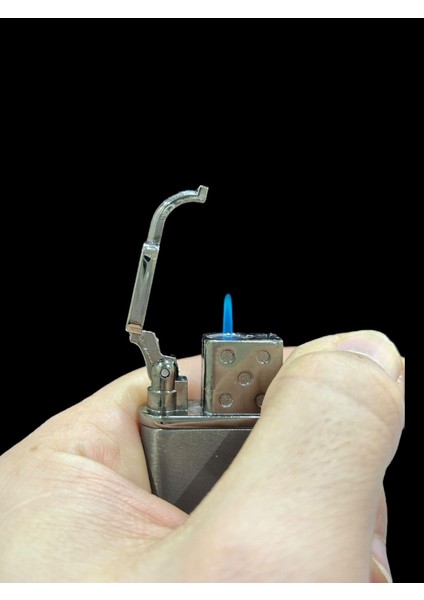 Füme Pürmüzlü Gazlı Metal Çakmak 109471 fırsatları
