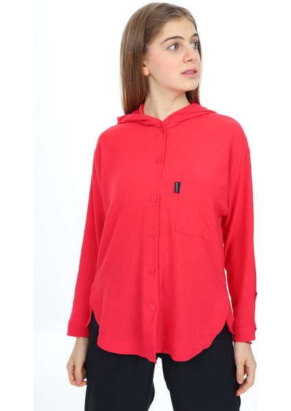 Kız Çocuk Kapüşonlu Gömlekli Takım 8-14 Yaş LX309