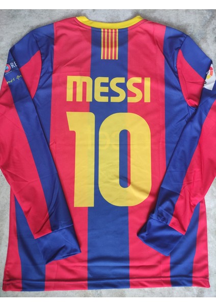 Barcelona Messi Uzun Kollu Retro Forması