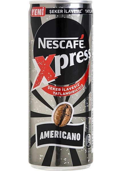 Xpress Americano Soğuk Kahve 250 ml x 24