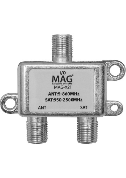 Tv Sat 950-2500MHZ Combiner 4K Ultra Hd Splitter MAG-X21 Uydu Karasal Anten Kamera