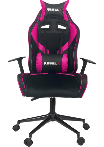 Oyuncu Koltuğu Basic Krom Ayak Pembe Renk