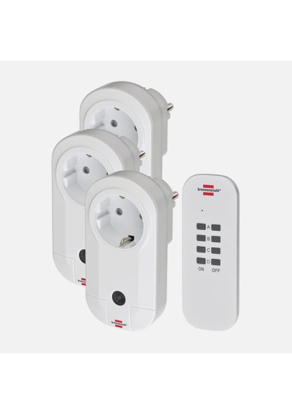 3'lü Uzaktan Kumandalı Çocuk Koruma Prizi