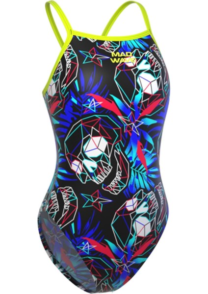 Women Swimsuit Antichlor Nera D5, S - Gökkuşagı - M/38 Beden