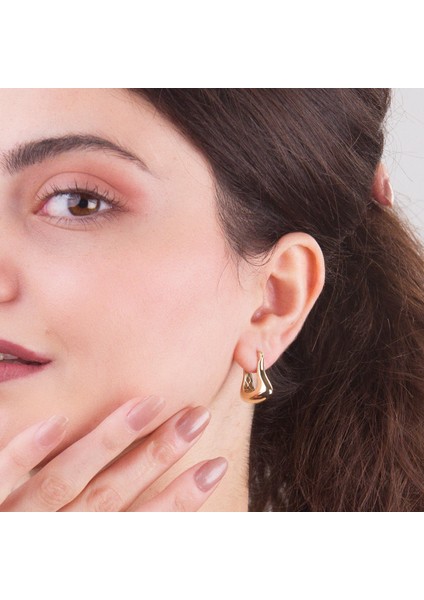 14 Ayar Italyan Sade Altın Küpe fiyatları