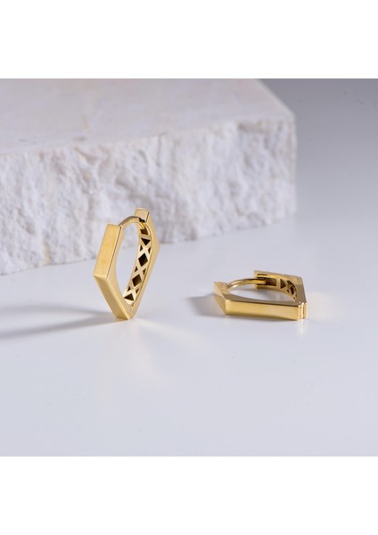 14 Ayar Italyan V Altın Küpe