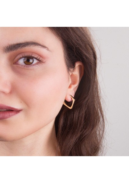 14 Ayar Italyan V Altın Küpe modelleri