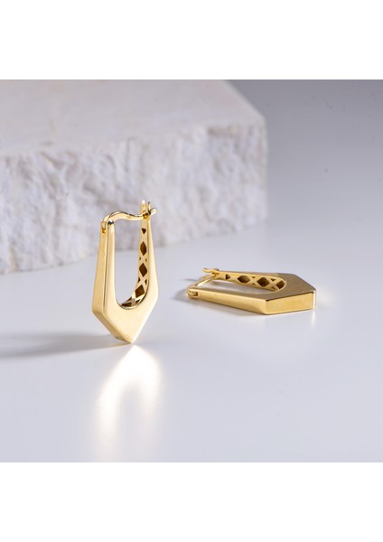 14 Ayar Italyan V Altın Küpe