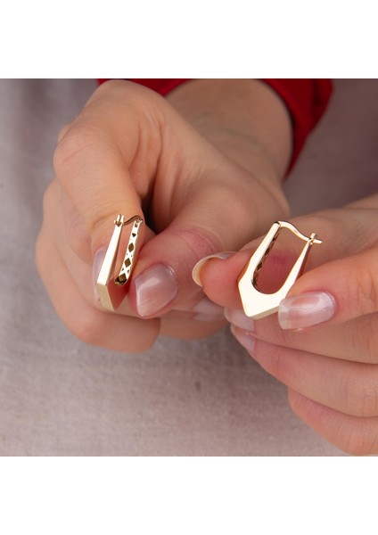 14 Ayar Italyan V Altın Küpe fırsatları